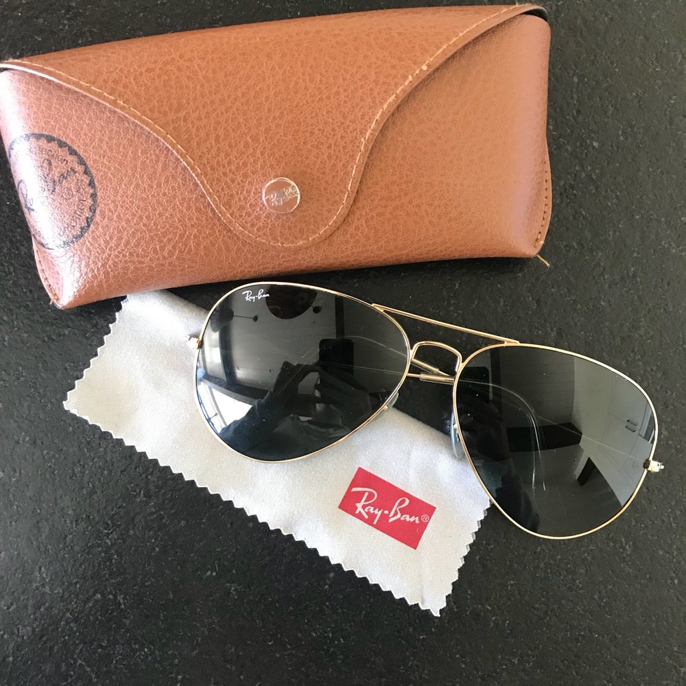 Ray ban large metal aviators